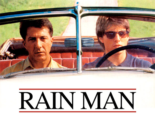 Rain Man won Academy Awards for Best Picture, Best Actor in a Leading Role (Dustin Hoffman), Best Director, and Best Writing, Original Screenplay.