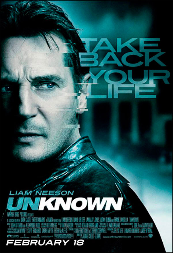 Unknown, based on Didier Van Cauwelaert’s novel, stars Liam Neeson, January Jones and Diane Kruger.